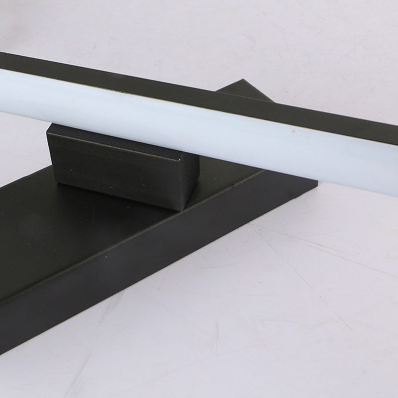 Minimalist Long Rectangle Silicon Iron LED Wall Sconce Lamp