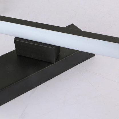 Minimalist Long Rectangle Silicon Iron LED Wall Sconce Lamp