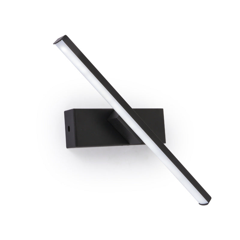 Minimalist Long Rectangle Silicon Iron LED Wall Sconce Lamp