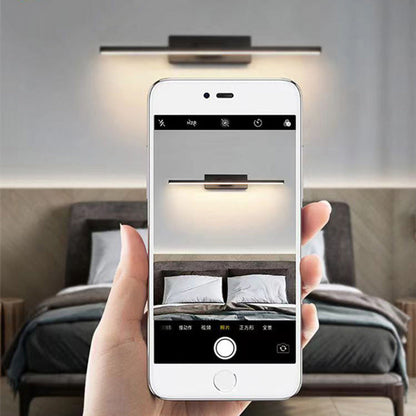 Minimalist Long Rectangle Silicon Iron LED Wall Sconce Lamp