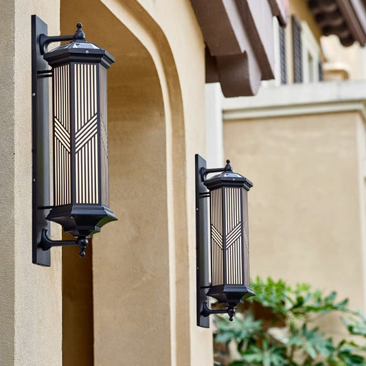 Chinese Waterproof Solar PC Aluminum LED Wall Sconce Lamp