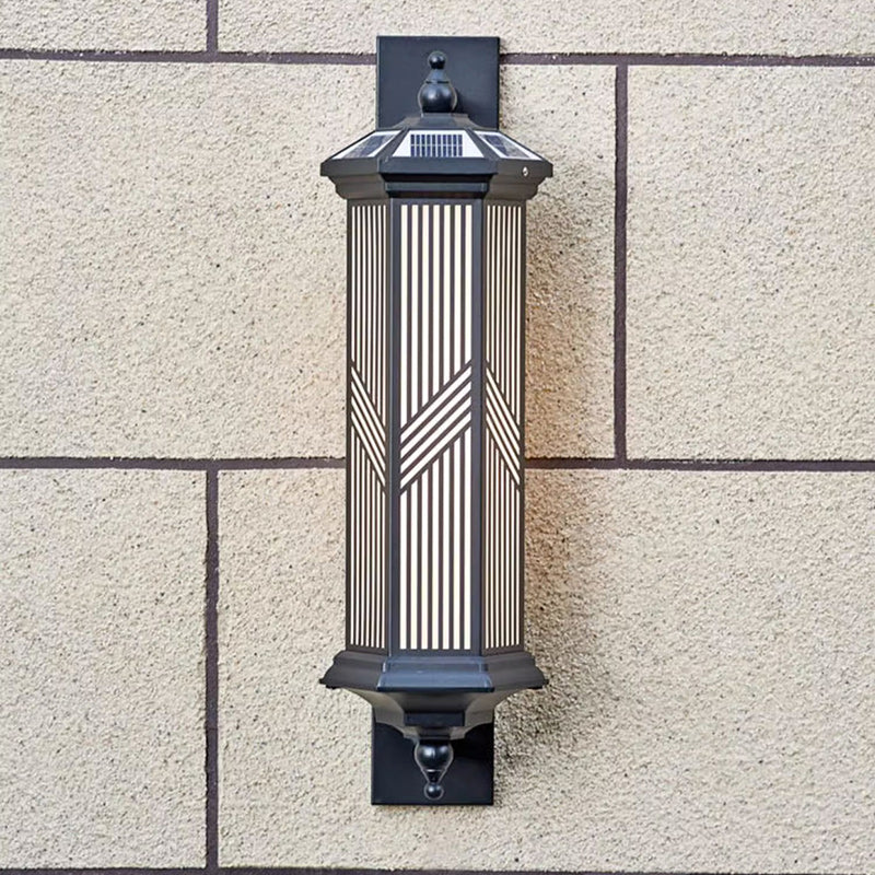 Chinese Waterproof Solar PC Aluminum LED Wall Sconce Lamp