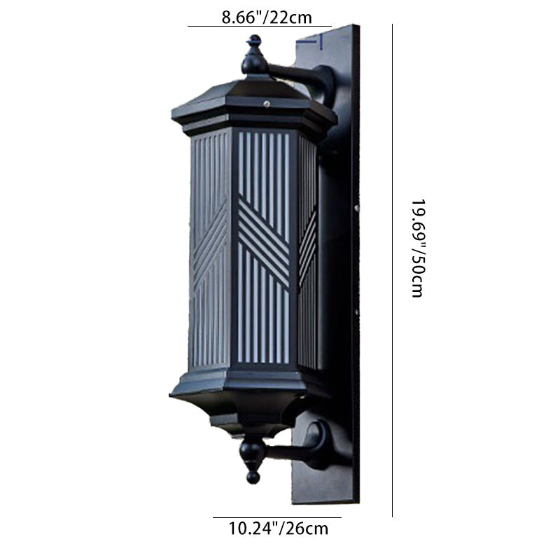 Chinese Waterproof Solar PC Aluminum LED Wall Sconce Lamp