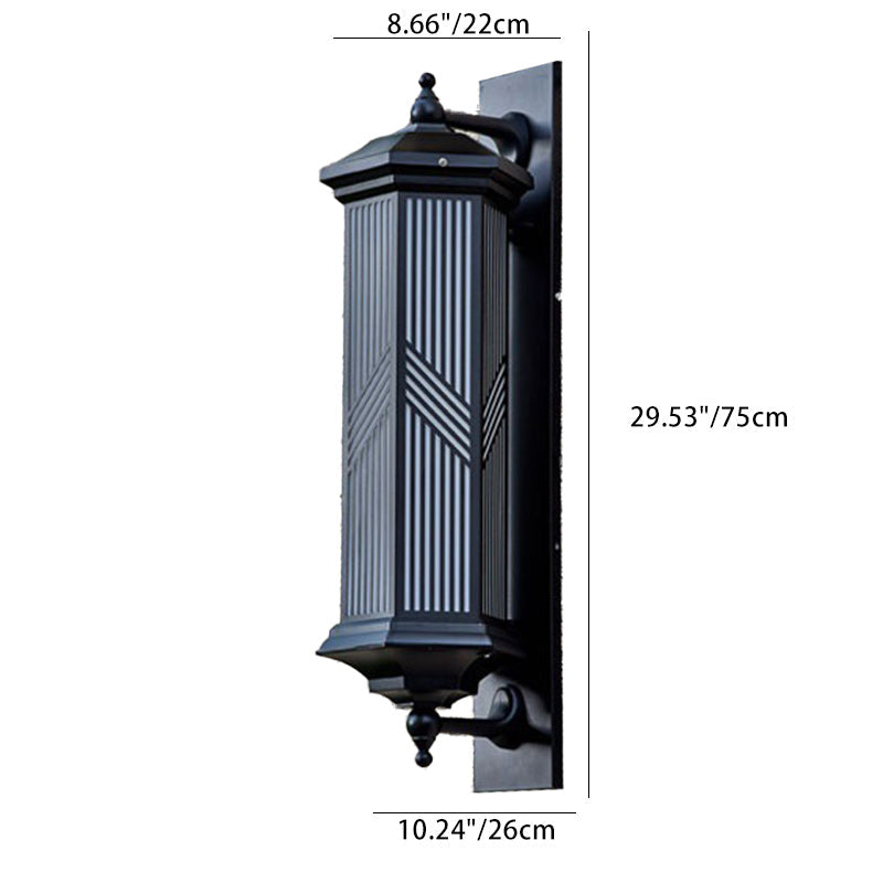 Chinese Waterproof Solar PC Aluminum LED Wall Sconce Lamp