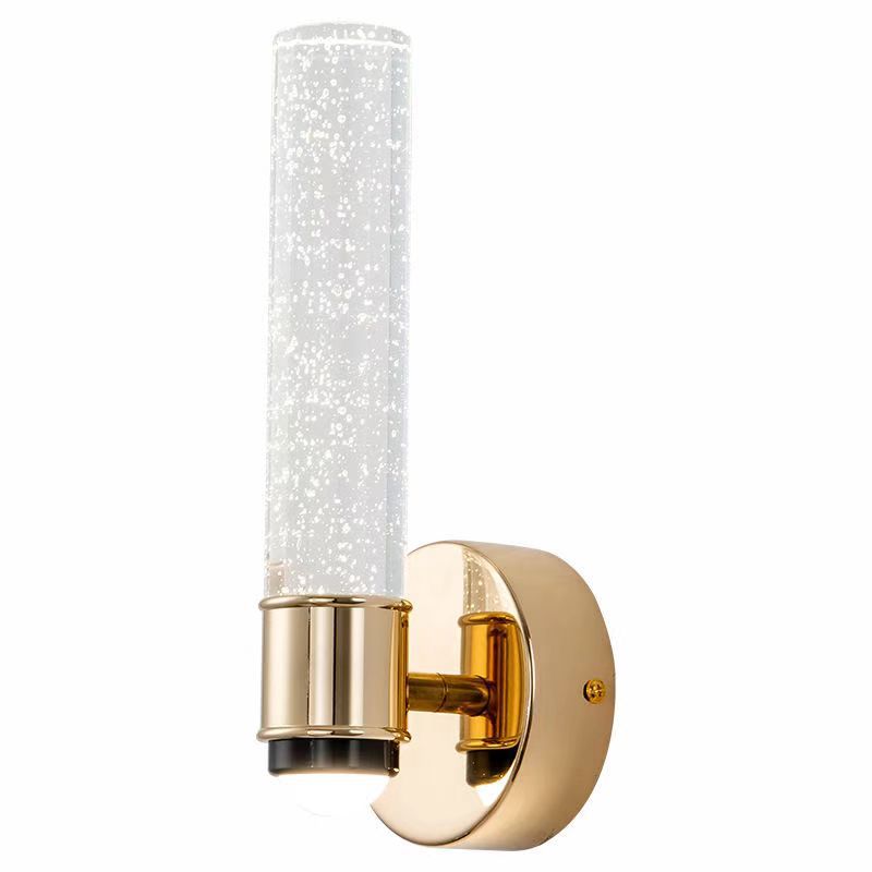 Round Bubbles Acrylic Crystal Aluminum LED Wall Sconce Lamp