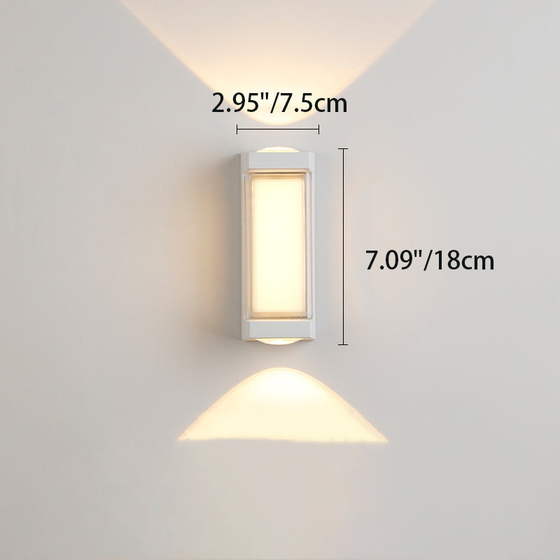 Simplicity Round Diamond PC Aluminum LED Wall Sconce Lamp
