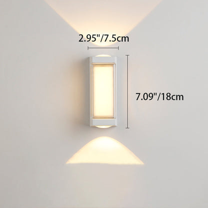 Simplicity Round Diamond PC Aluminum LED Wall Sconce Lamp