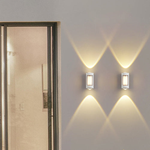 Simplicity Round Diamond PC Aluminum LED Wall Sconce Lamp