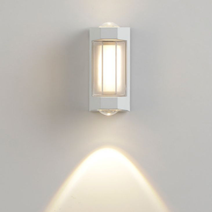 Simplicity Round Diamond PC Aluminum LED Wall Sconce Lamp