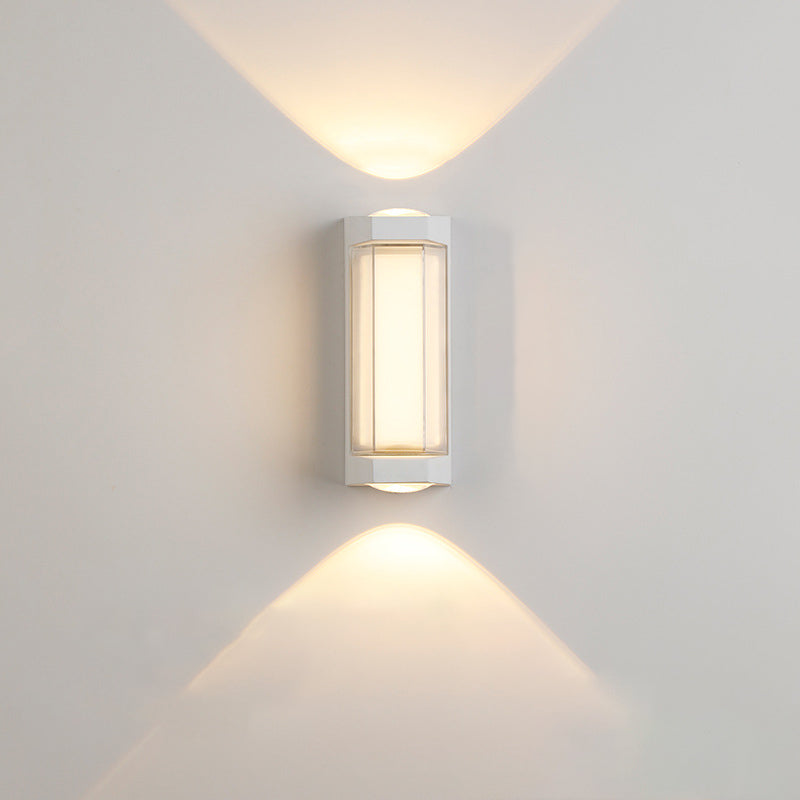Simplicity Round Diamond PC Aluminum LED Wall Sconce Lamp