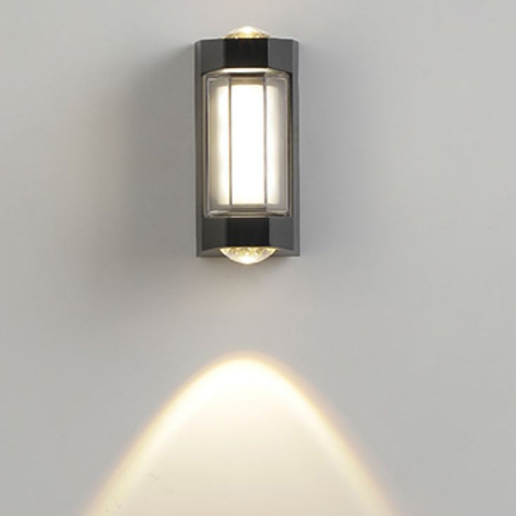 Simplicity Round Diamond PC Aluminum LED Wall Sconce Lamp