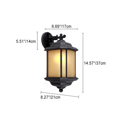 Scandinavian Glass Aluminum 1-Light Wall Sconce Lamp