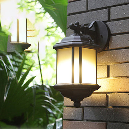 Scandinavian Glass Aluminum 1-Light Wall Sconce Lamp