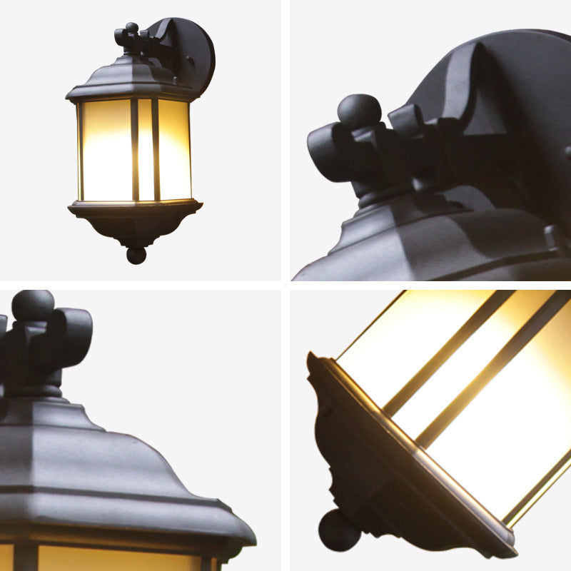 Scandinavian Glass Aluminum 1-Light Wall Sconce Lamp