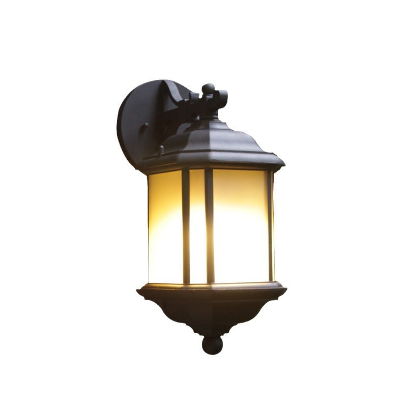 Scandinavian Glass Aluminum 1-Light Wall Sconce Lamp