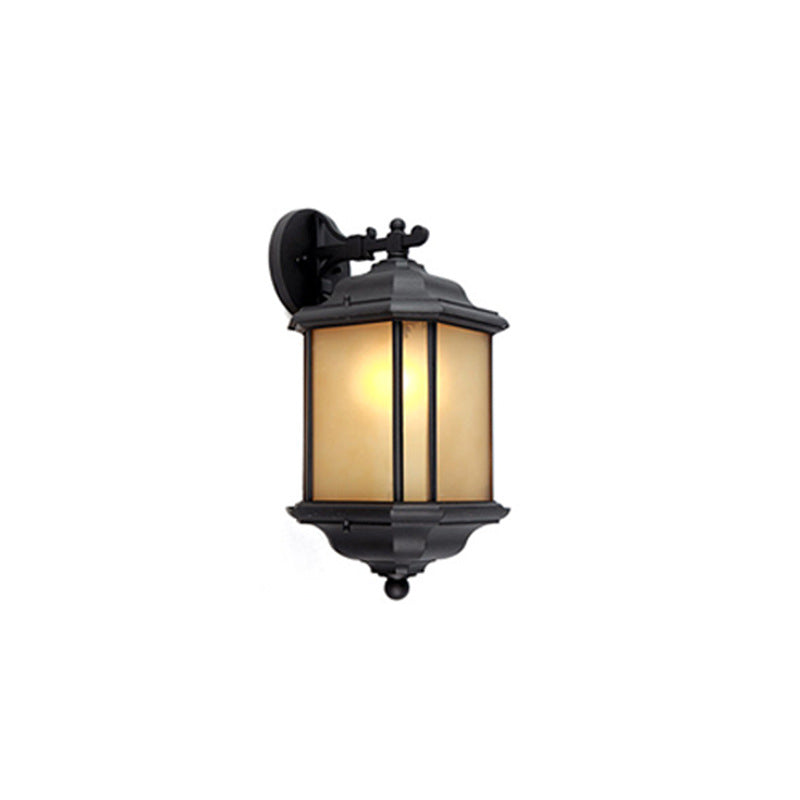 Scandinavian Glass Aluminum 1-Light Wall Sconce Lamp