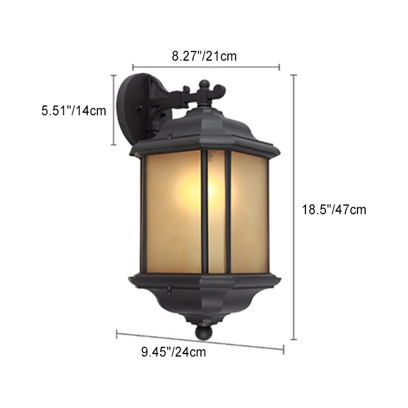 Scandinavian Glass Aluminum 1-Light Wall Sconce Lamp