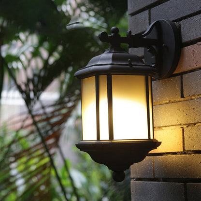 Scandinavian Glass Aluminum 1-Light Wall Sconce Lamp