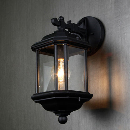 Scandinavian Glass Aluminum 1-Light Wall Sconce Lamp
