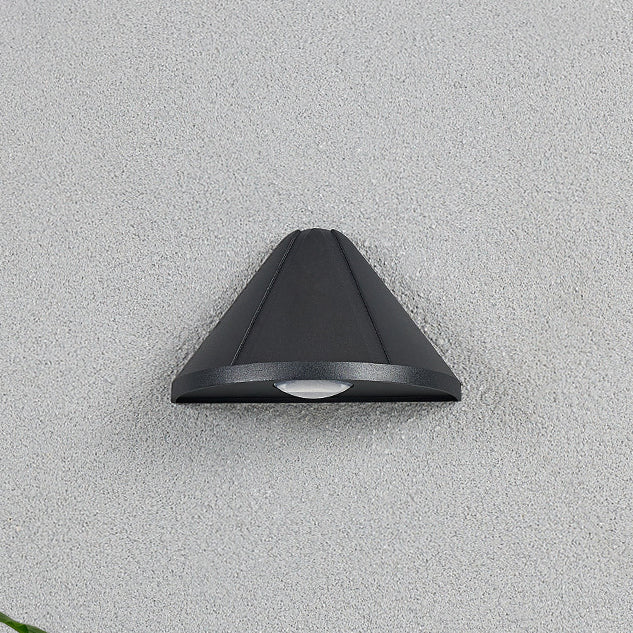 Triangle Waterproof Lens Aluminum LED Wall Sconce Lamp