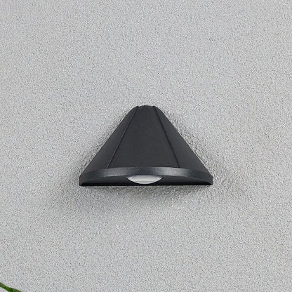 Triangle Waterproof Lens Aluminum LED Wall Sconce Lamp