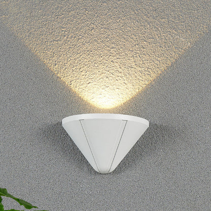 Triangle Waterproof Lens Aluminum LED Wall Sconce Lamp