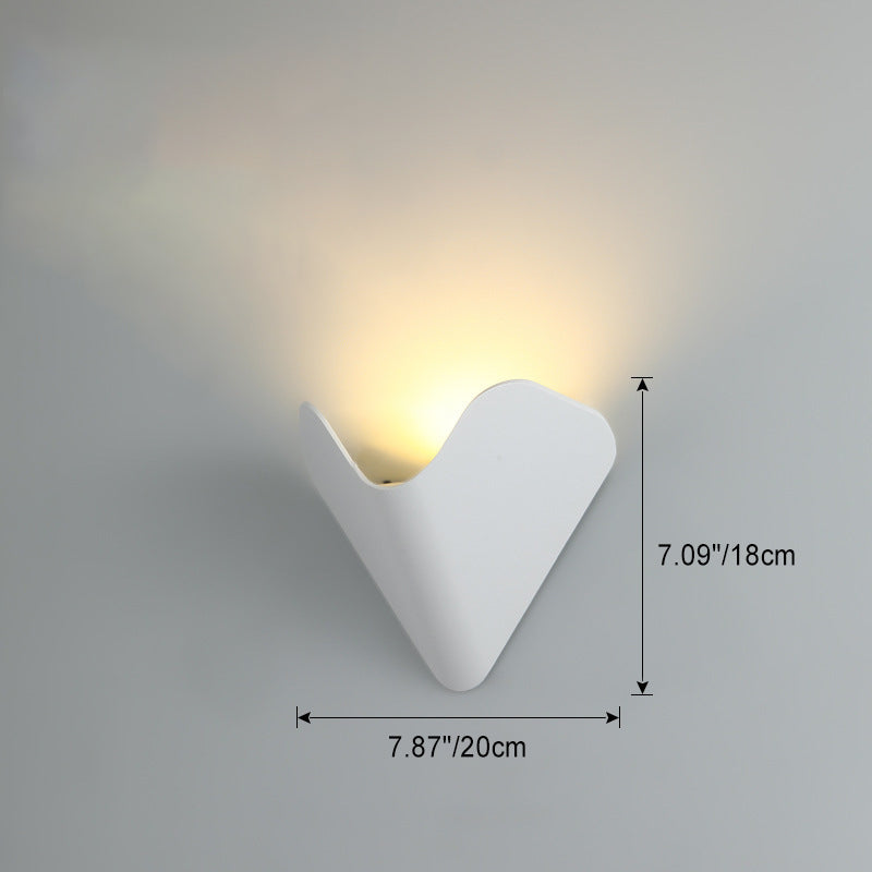 Triangle Circle Waterproof Aluminum LED Wall Sconce Lamp