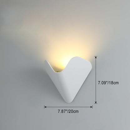 Triangle Circle Waterproof Aluminum LED Wall Sconce Lamp