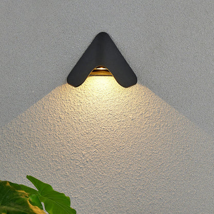 Triangle Circle Waterproof Aluminum LED Wall Sconce Lamp