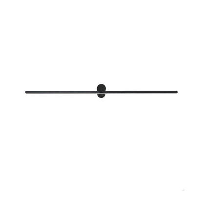 Modern Minimalist Long Round PVC Metal LED Wall Sconce Lamp For Living Room