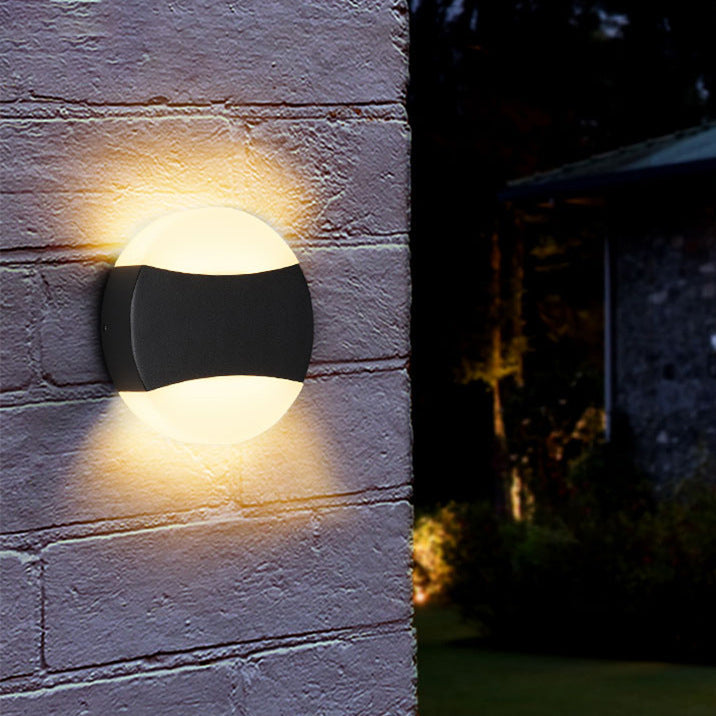 Triangle Round Acrylic Aluminum LED Wall Sconce Lamp