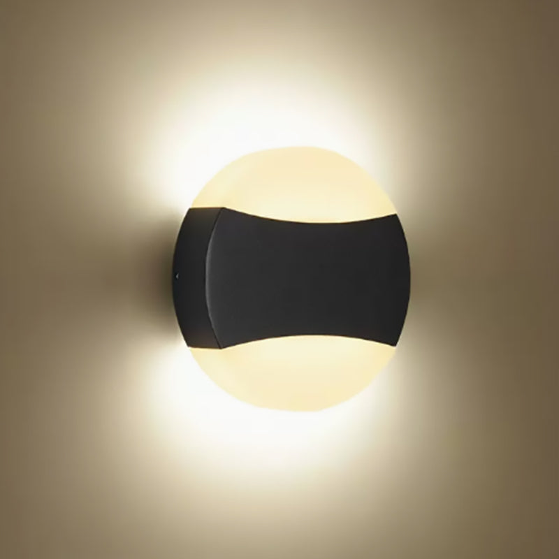 Triangle Round Acrylic Aluminum LED Wall Sconce Lamp