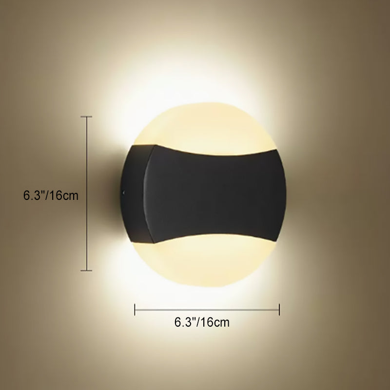 Triangle Round Acrylic Aluminum LED Wall Sconce Lamp