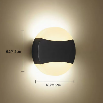 Triangle Round Acrylic Aluminum LED Wall Sconce Lamp
