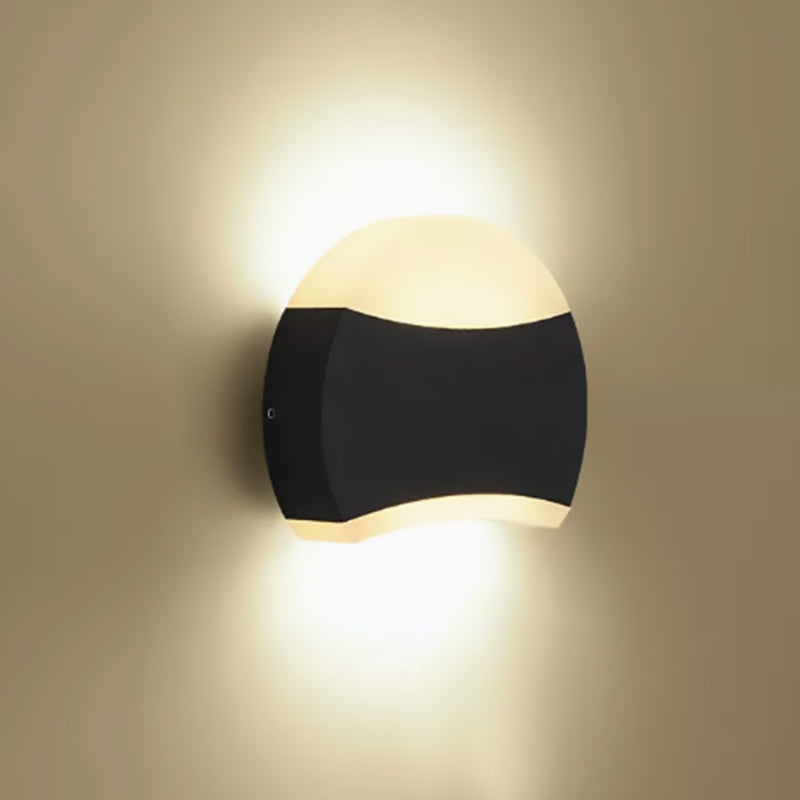 Triangle Round Acrylic Aluminum LED Wall Sconce Lamp