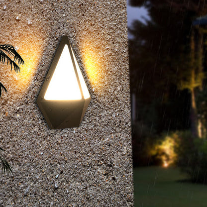 Triangle Round Acrylic Aluminum LED Wall Sconce Lamp