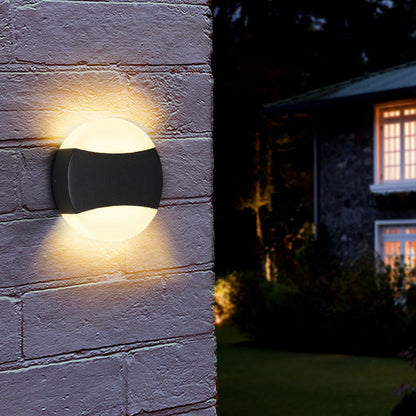 Triangle Round Acrylic Aluminum LED Wall Sconce Lamp