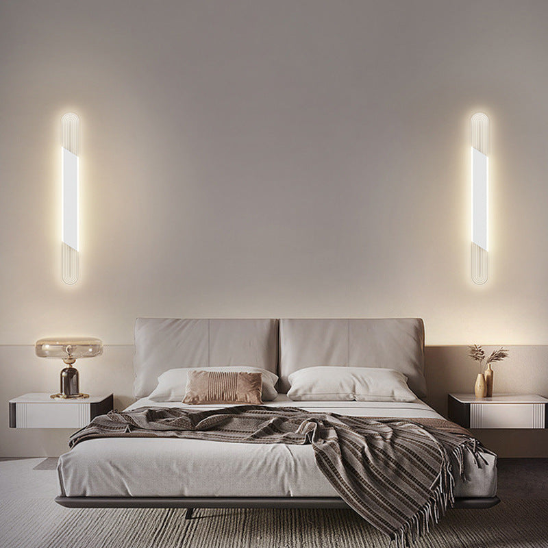 Long Oval Long Bar Acrylic Hardware LED Wall Sconce Lamp