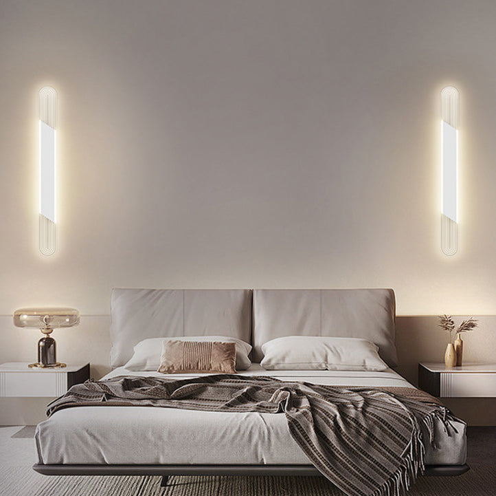 Long Oval Long Bar Acrylic Hardware LED Wall Sconce Lamp