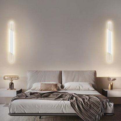 Long Oval Long Bar Acrylic Hardware LED Wall Sconce Lamp