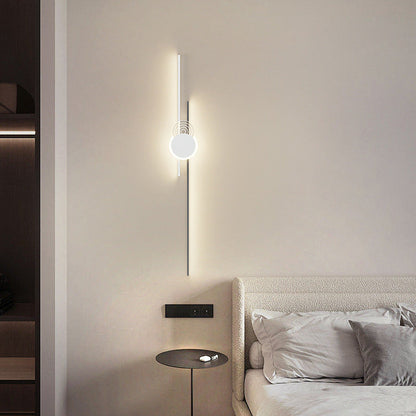 Long Oval Long Bar Acrylic Hardware LED Wall Sconce Lamp
