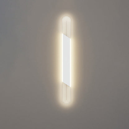 Long Oval Long Bar Acrylic Hardware LED Wall Sconce Lamp