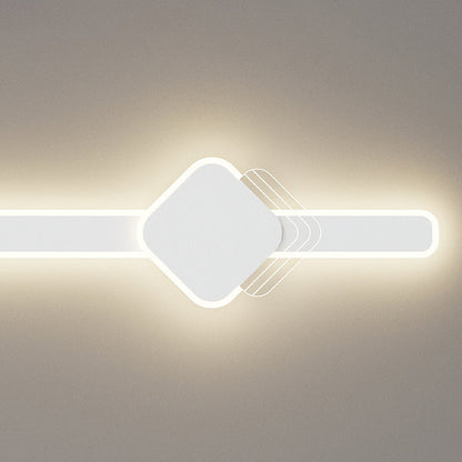 Long Oval Long Bar Acrylic Hardware LED Wall Sconce Lamp