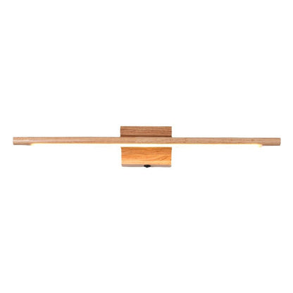 One Piece Square Acrylic Rubberwood LED Wall Sconce Lamp