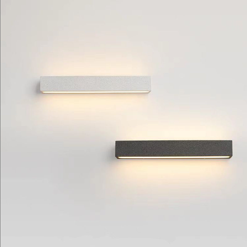 Square Long Acrylic Concrete LED Wall Sconce Lamp