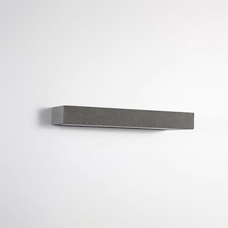 Square Long Acrylic Concrete LED Wall Sconce Lamp