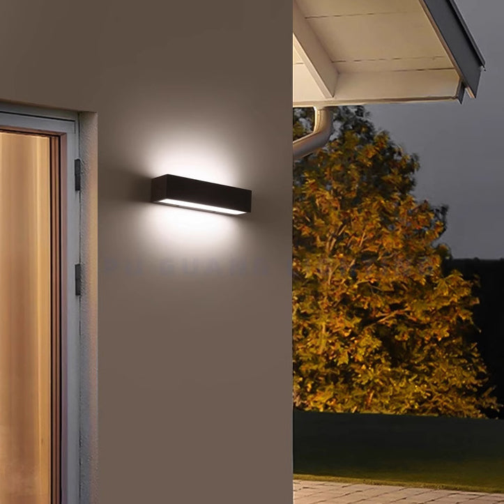 Square Long Acrylic Concrete LED Wall Sconce Lamp