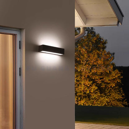 Square Long Acrylic Concrete LED Wall Sconce Lamp