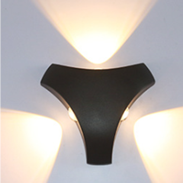 Cross Triangle Hexagon Lens Aluminum LED Wall Sconce Lamp