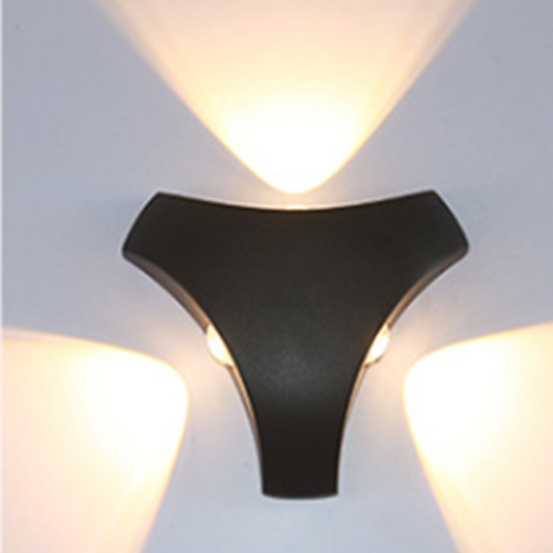 Cross Triangle Hexagon Lens Aluminum LED Wall Sconce Lamp